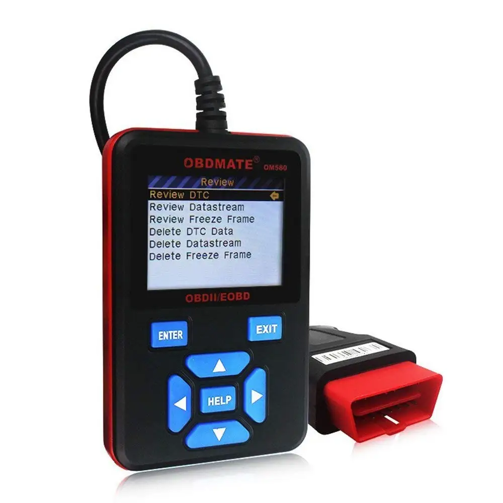 Multi-language OBDMATE OM580 CAN OBD2 OBDII EOBD Engine Code Reader Hand-held Tester Scanner Auto Vehicle Diagnostic Scan Tool