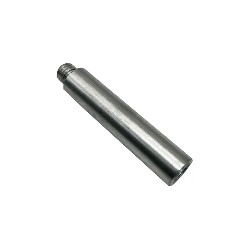 10cm 15cm Extend Section Mini Pole for Prism GPS Aluminum Silver Color 5/8x11 Thread Extension Rod