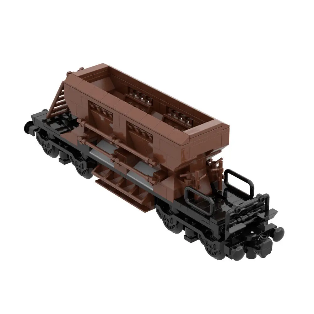 Gravel Side Dumper Wagon Freight Wagon Model 310 Pieces Building Toys MOC Build