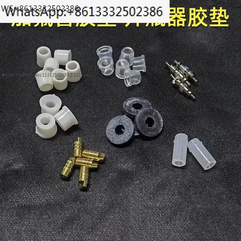 20pcs air conditioning fluorine pipe sealing ring rubber pad leather pad fluorine pad metric three-way valve core