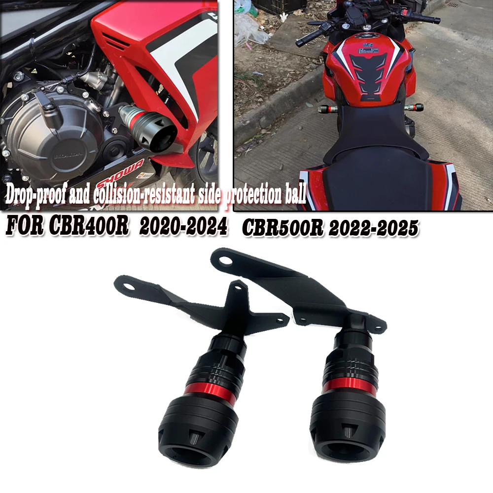

For CBR400 2022-2025 CBR500R2022-2024 Motorcycle Falling Protection Engine Frame Slider Fairing Guard Crash Pad Side Protector