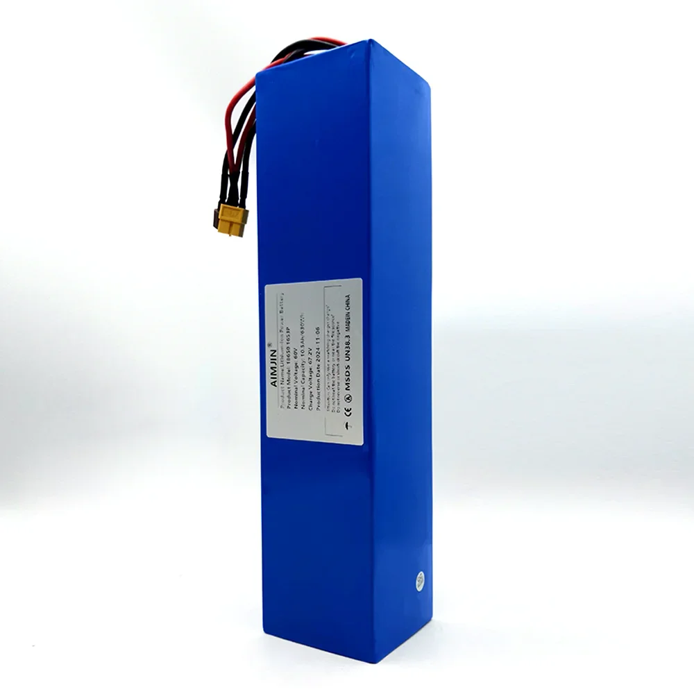 18650 16S3P 10,5 Ah Li-ion batterij 60 V 10500 mAh oplaadbare batterij Ingebouwde BMS 800-1200 W Geschikt voor elektrische scooter