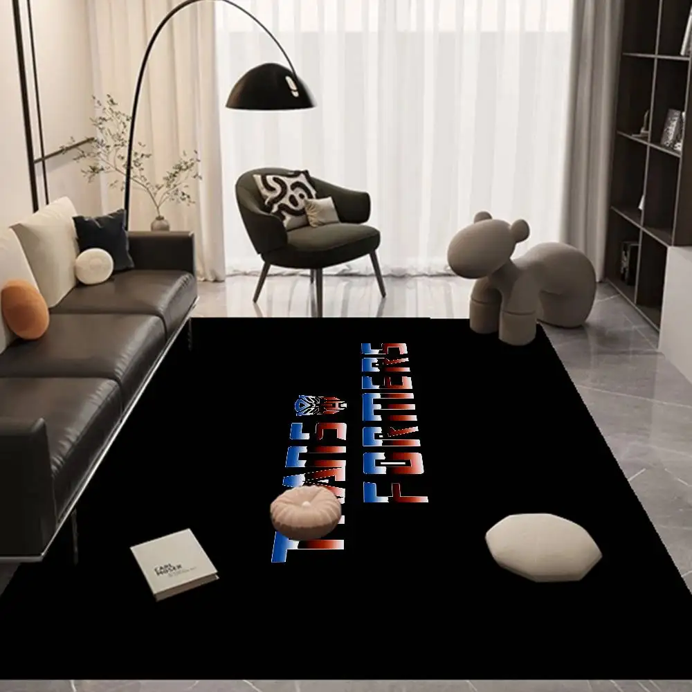 Cartoon T-Transformers Autobots Bathroom Mat Non-Slip Laundry Room Mat Laundry Decor Balcony Child Living Toilet Rug