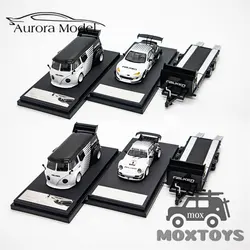 AuroraModel AM 1:64 T1 / RWB964 / 86 Falken Black White limited499 Diecast Model Car