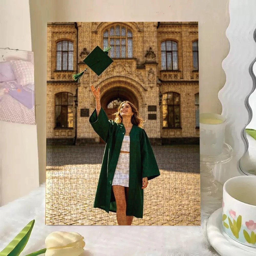 35/300/500/1000pcs Personalized Custom Photo Puzzle Pet Photos Family Memories Personalized Gifts For Women/Men