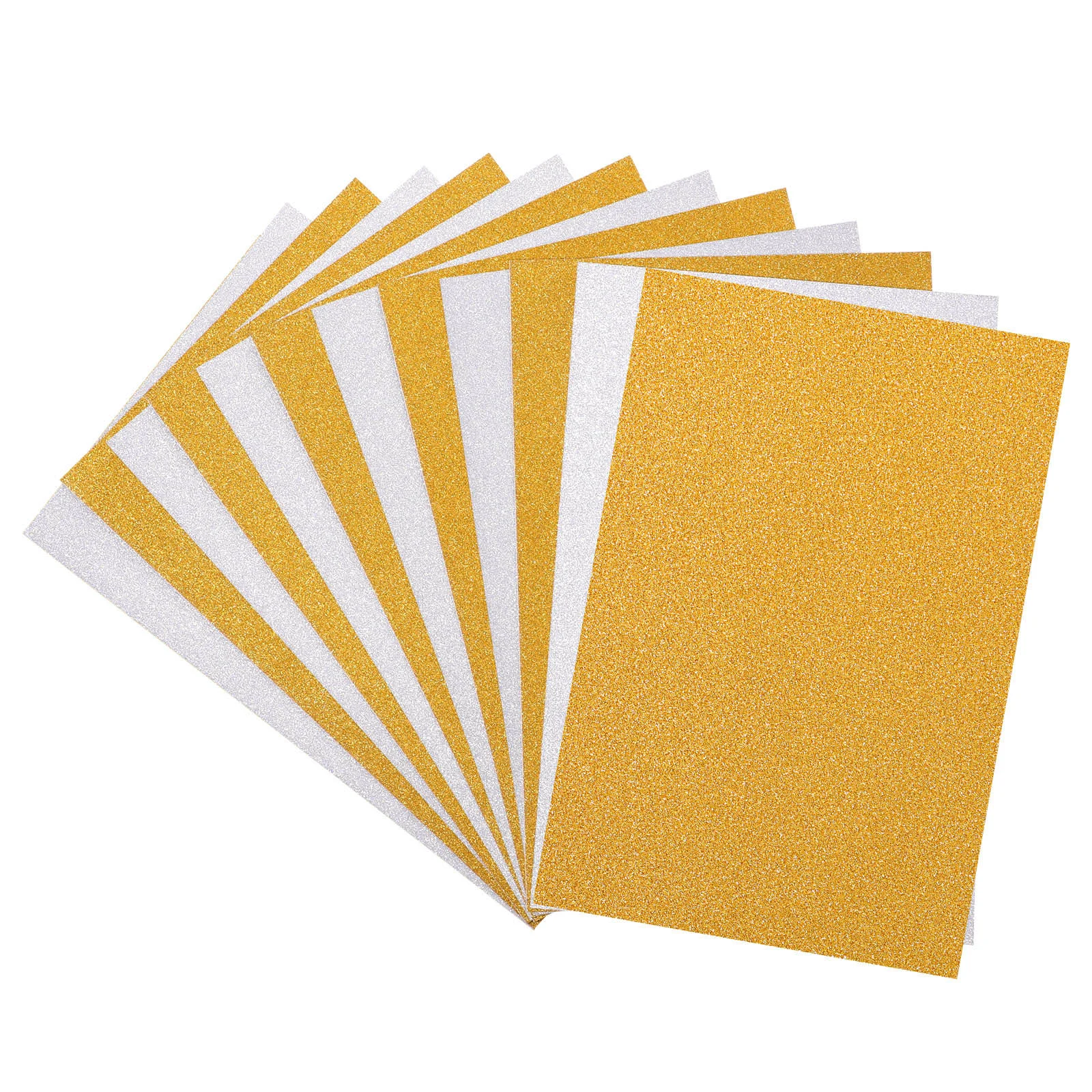 Sparkly Paper Packing Manual A4 Sized Shiny Glitter Cardstock Gift Wrapping Colored