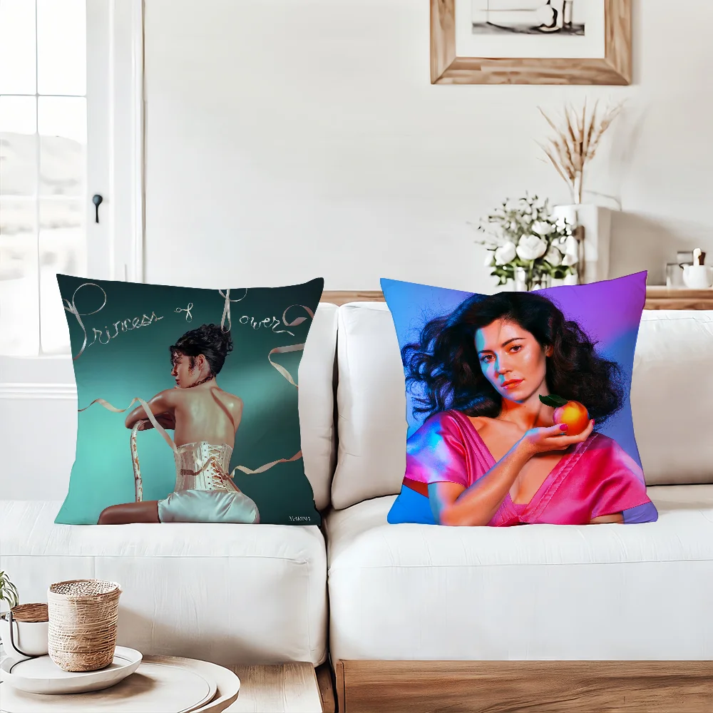 Singer Marina PRINCESS OF POWER Pillow Case Home Decoration Cushion Cover Suitable For Bedroom Car Office Sofa