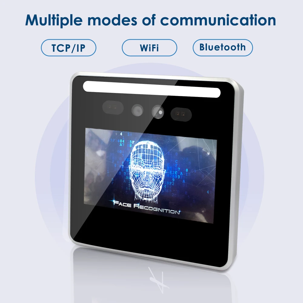 5-inch Touchscreen USB Face recognition Door Access Control System RFID TCP/IP  Face Time Attendance Machine