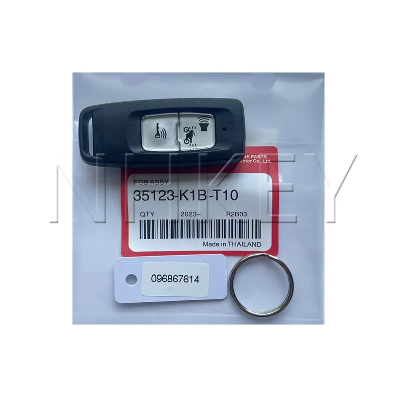 Original Remote Control Key for Honda Airblade 350 2023 Motorcycle Scooter ID47 Chip 433.92MHz 35123-K1B-T10   ﻿