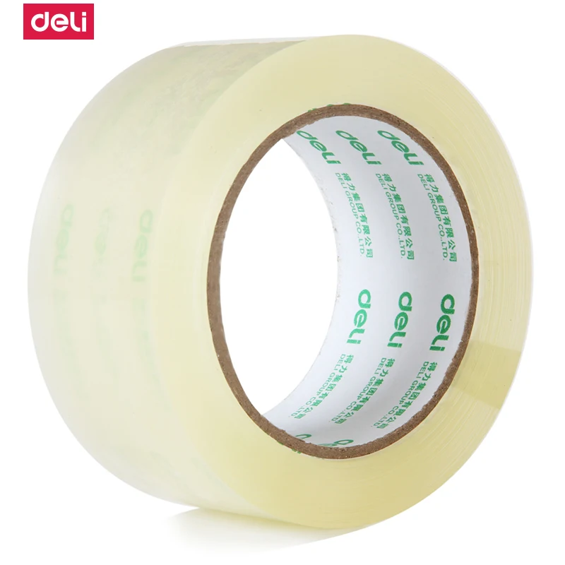 Deli 30205 48mm 90M Packing Tape Tape Sealing Tape Transparent Wide Tape High Viscosity