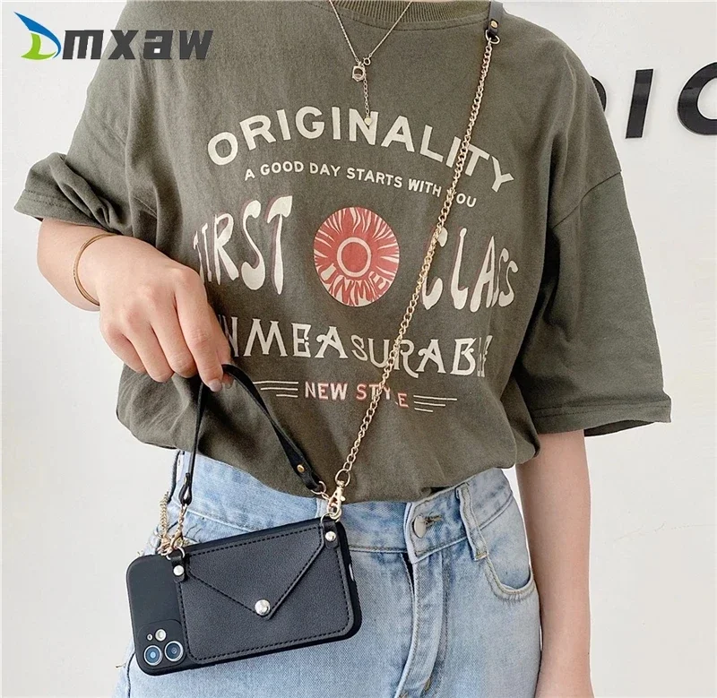 Wallets Card Case For OPPO A79 5G Reno 11 Pro 10 Pro A38 A18 A78 A58 4G A2 Pro Strap portable Holder Cover+Silicone Lanyard