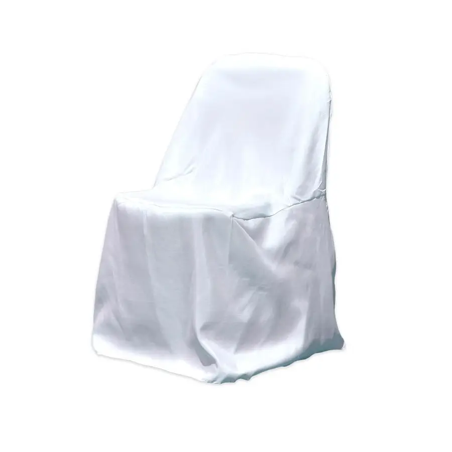 

Make It Special Polyester Folding Chair Covers Premium, Durable, Foldable Chair Covers Slipcover for Party, Wedding, Reception,