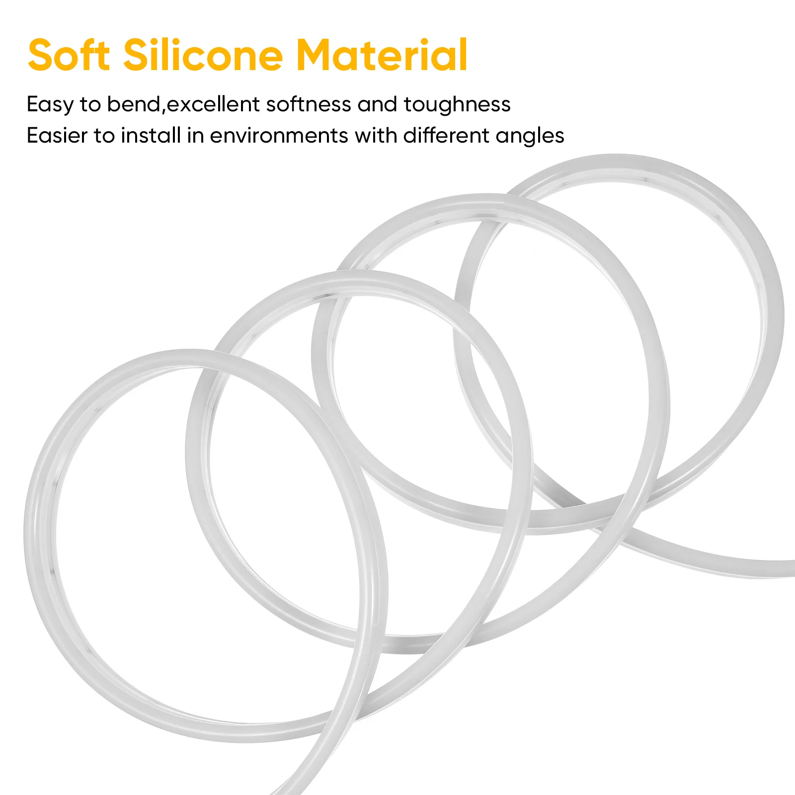 

5 Meters Led Light Strip Kit Flexible Bright Strip Lights For Bedroom Bar Party Outdoor Solar Lighting Led Rope Lights With Us