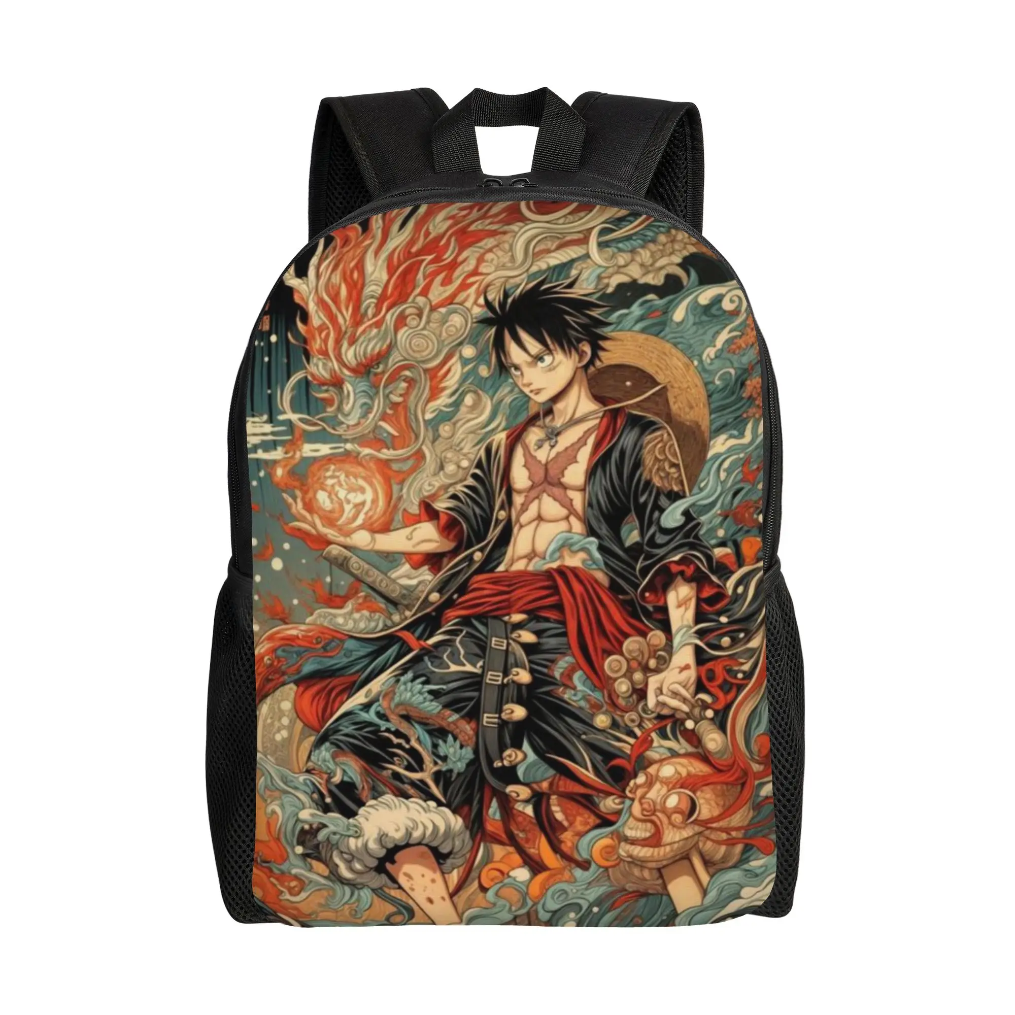 Back to school season Sturdy Shoulder Luffy (9) Bookbag One Piece Unisex Backpack