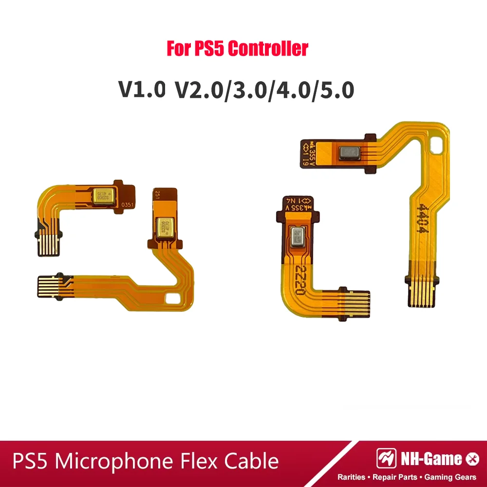 

20/30 пар гибкого кабеля для микрофона для контроллера PS5 BDM-010, внутренний ленточный кабель для микрофона L R для геймпада Ps5 BDM-020/030/040/050