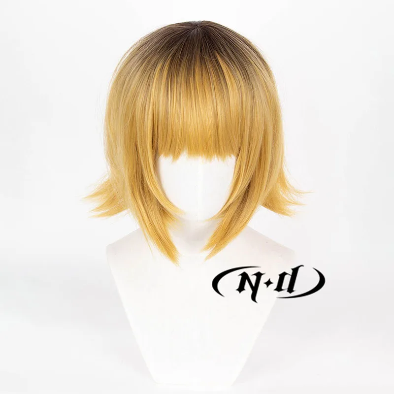 ND Mem-Cho Cosplay Wigs Oshi no Ko Cosplay Anime Brown Hair Wigs for Comic Con Coser Costume Party Heat Resistant Synthetic