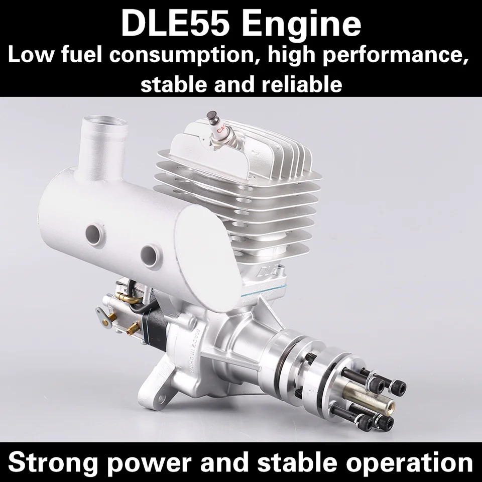 Rc飛行機用ガスエンジン,ラジコンアクセサリー,dle55cc DLE-55CC