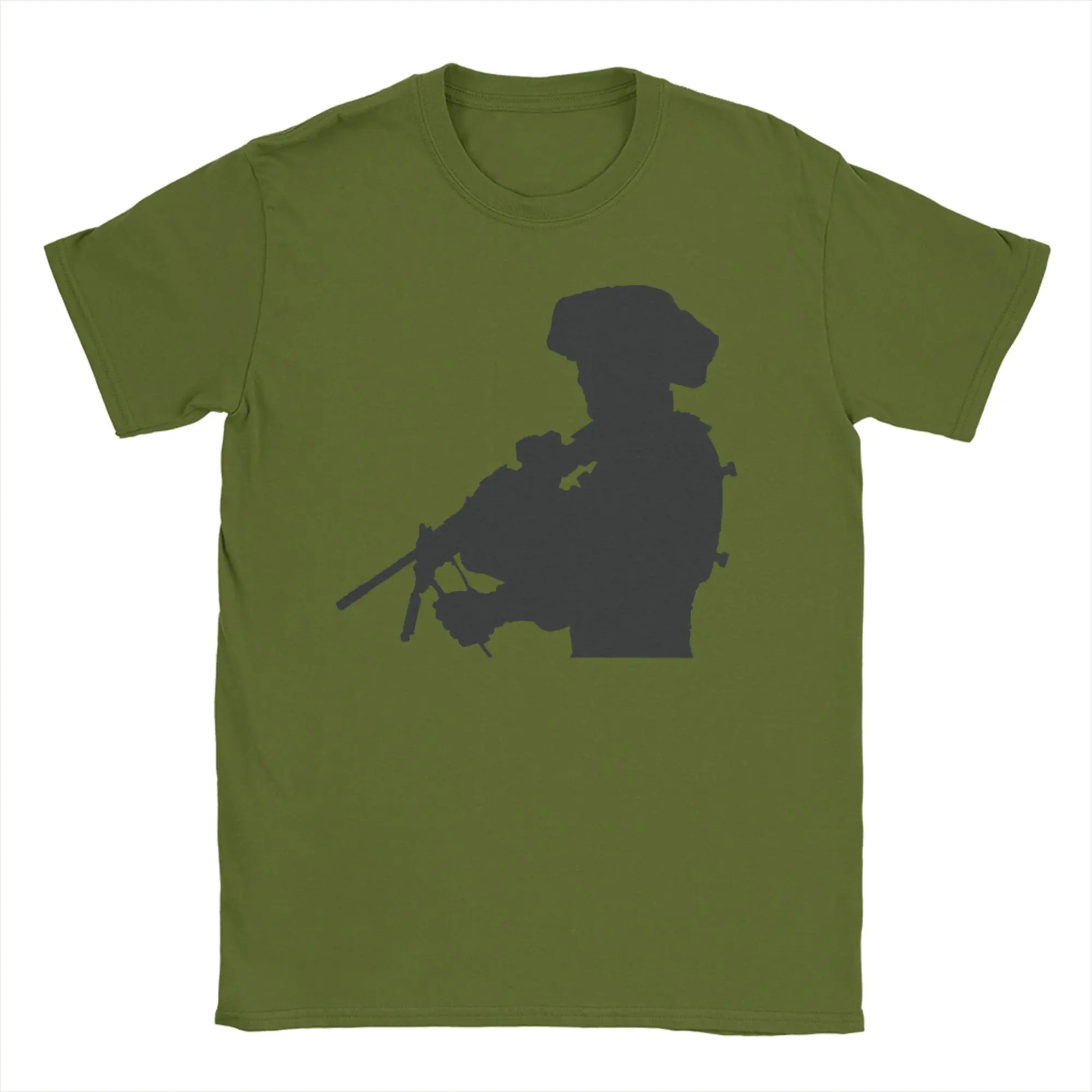 IDF Soldier Silhouette for Men Women T Shirt Israel Defense Forces Tees Short Sleeve T-Shirts Pure Cotton Printing Tops