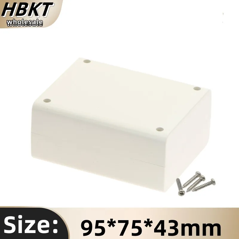 1pcs 95x75x43mm plastic case electronic instrument junction box power module housing circuit board mounting box