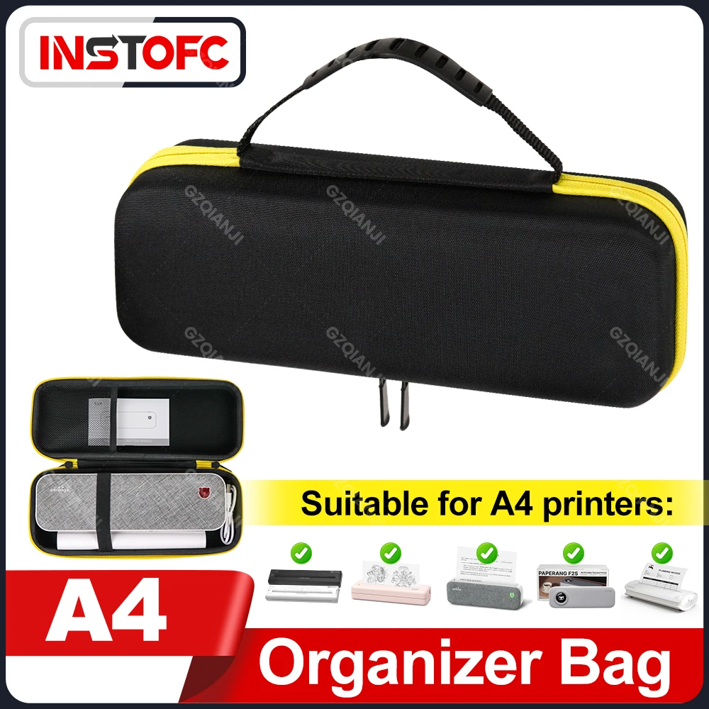 Newest Hard EVA Outdoor Travel Protect Box Storage Bag Carrying Cover Case for A40 M08F Portable A4 Heat-Sensitive Printer