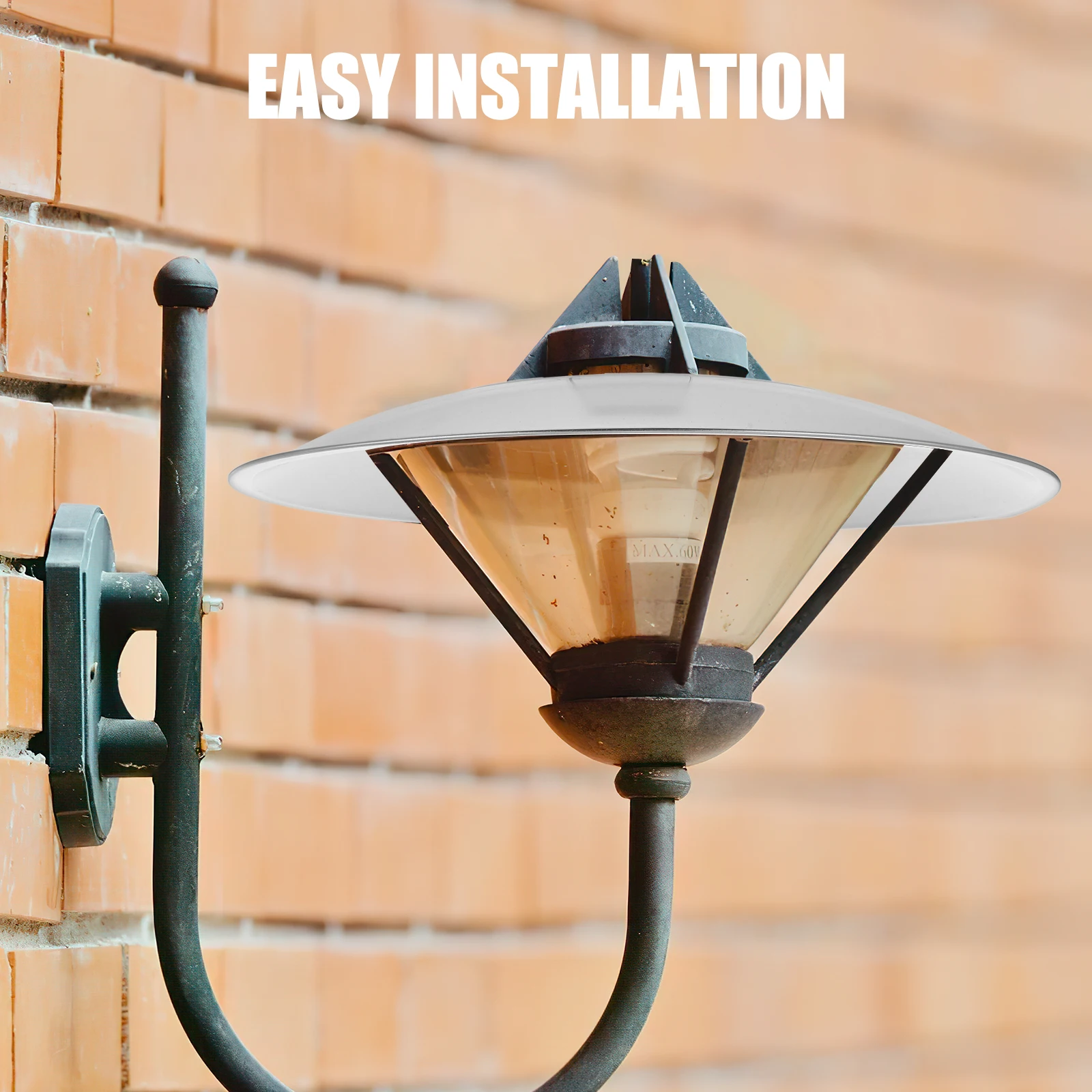 

Stainless Steel Lamp Shade Cover For Outdoor Street Lamp E27 Heat Dissipation Post Mount Bulb Cover Replacement