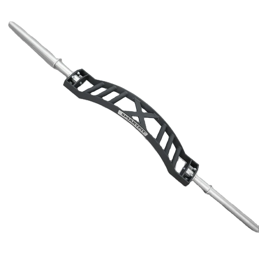 

Custom Multi Grip Cambered Swiss Weightlifting Safety Squat Barbell Bar 1