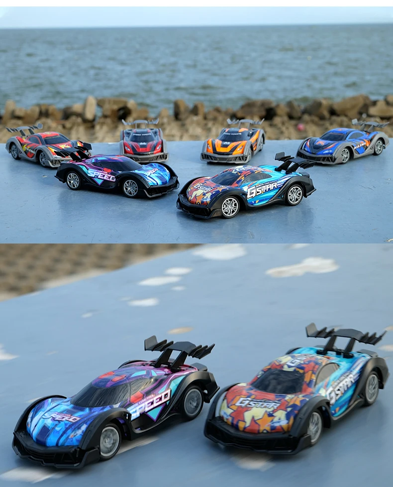 

RC Racing Car Colorful Light 2.4G Drift Racing Car Child Kid Electric Remote Control High Speed Off Road RC Model Car Toy Gifts