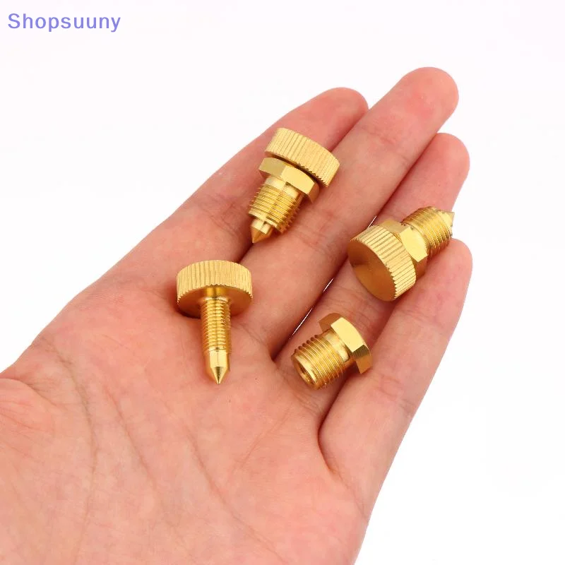 [SU]3Pcs High Pressure Air Bleed Screw Copper Safety Bleeder Valve 3-Stage Pump Spare Replacement PCP Air Pumps Parts[SU]
