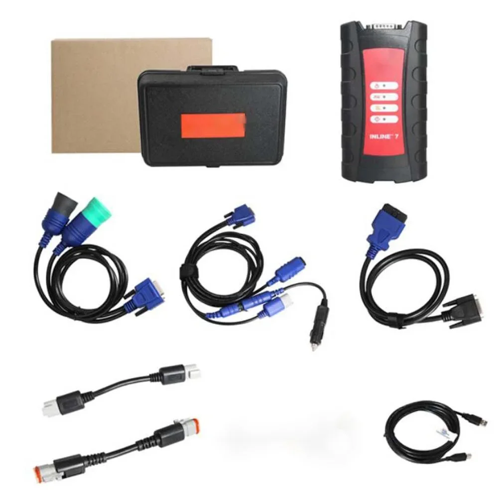 High Quality INLINE 7 Data Link Cummins Engine Diagnostic with Software 8.7/8