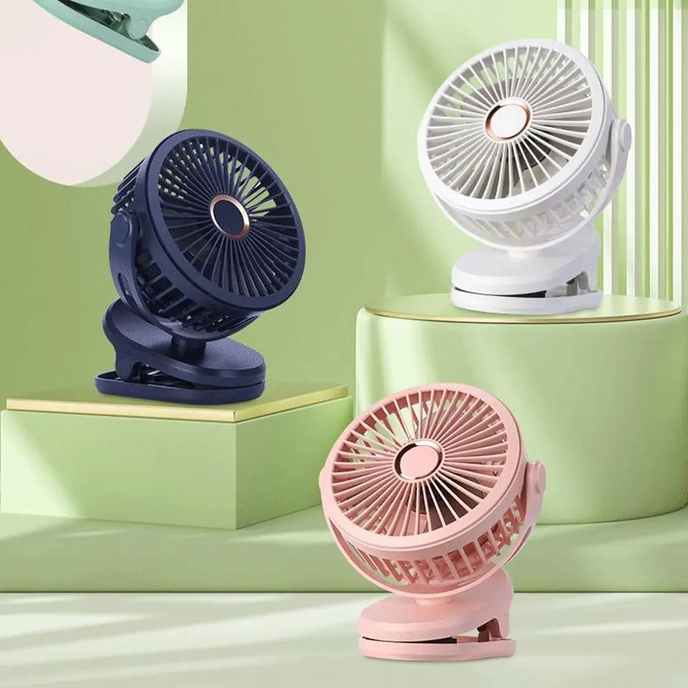 

Creative Rechargeable Table Fan 10000mAh USB Charging Air Cooling Fan Cute Air Circulator Clip On Fan Home Office