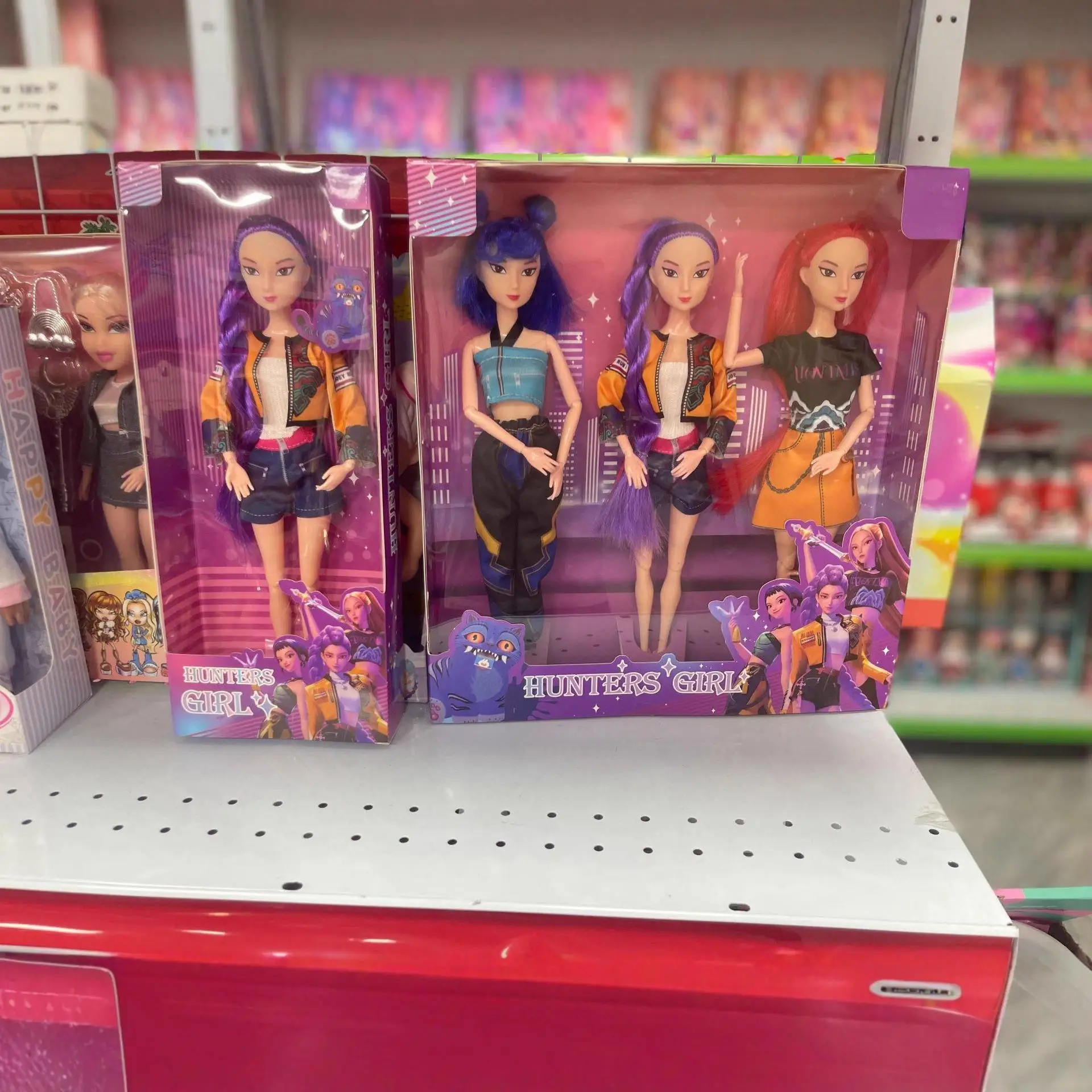 

New Popular Products Full Set of New K-POP Witch Hunt Dolls Lumi È Re Mira Zoe Vinyl Dolls Figurines Children's Christmas Gifts