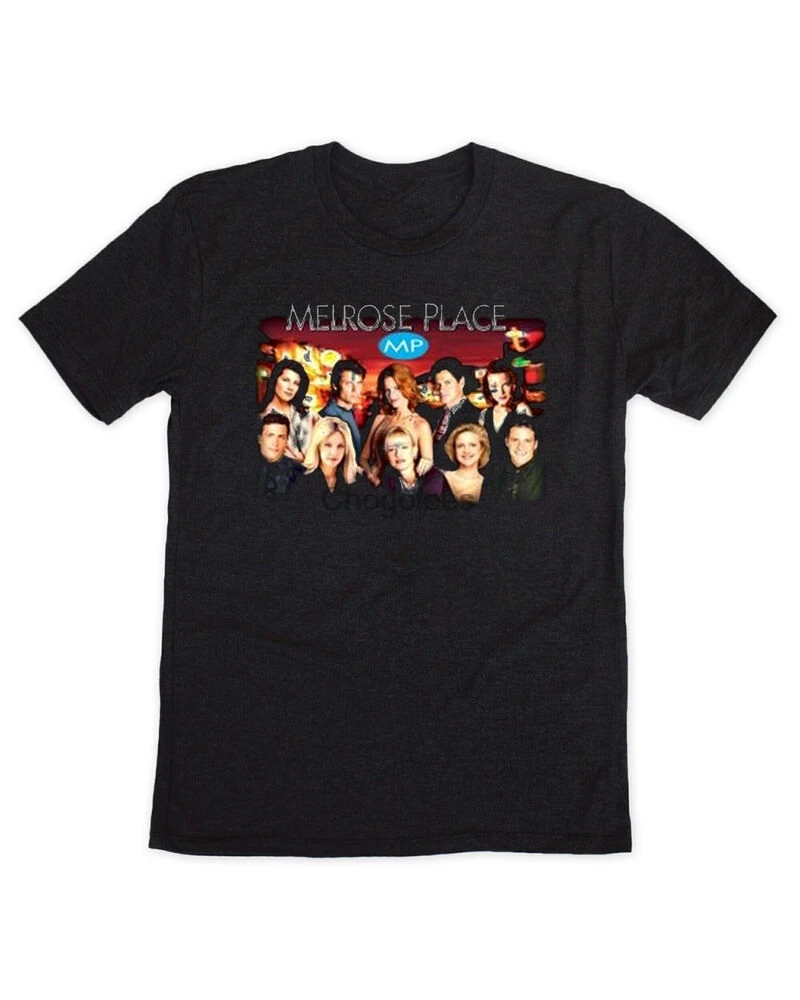 Melrose Place Sitcom T-Shirt Black Unisex Cotton Reprint S-3XL TK0177