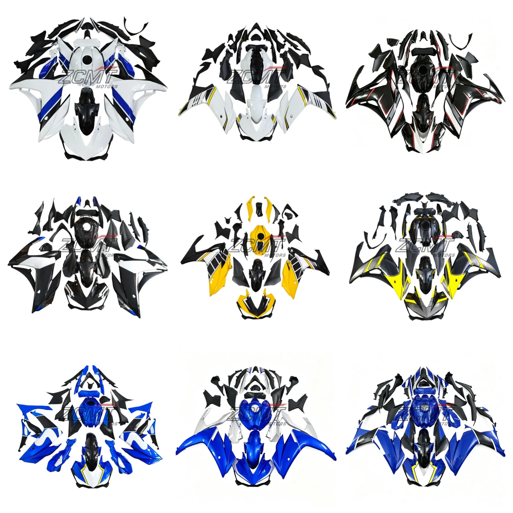 Fairing For YAMAHA R25 2014 - 2018 Red Black Bodywork For YAMAHA R3 2015-2018 Fairing Kits For YAMAHA R25 R3 2016