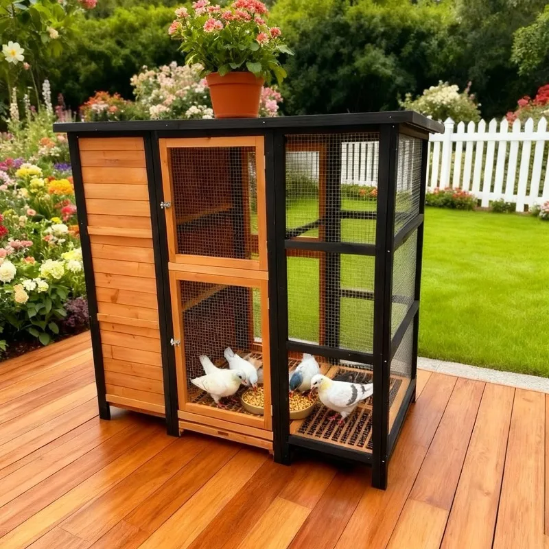 Special cage for raising pigeons Rainproof and sun protection Multi-layer breeding cage Carrier pigeon Meat pigeon cage