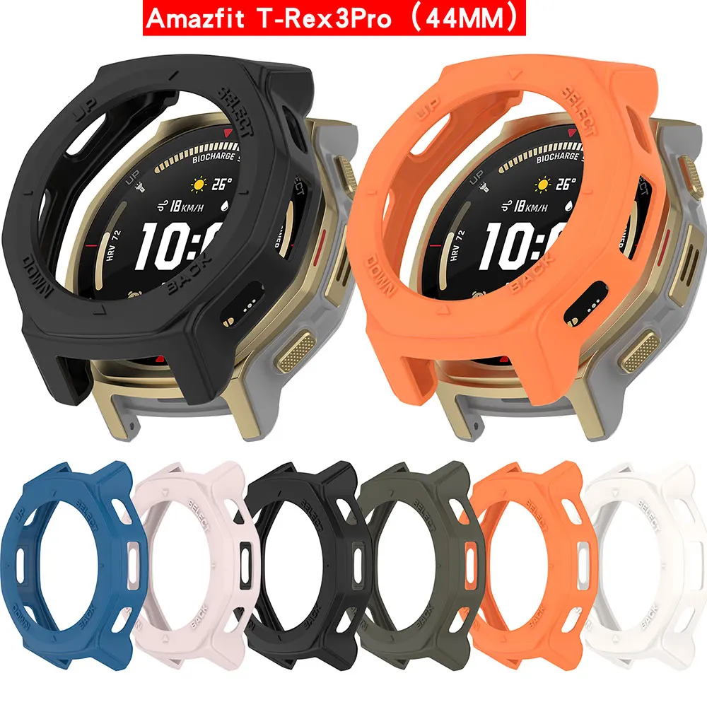 

BEHUA Case For Huami Amazfit T-Rex3 Pro 44mm Anti-Scratch Screen Protector Cover Bumper Shell For T-Rex3 Pro 44mm Accessories