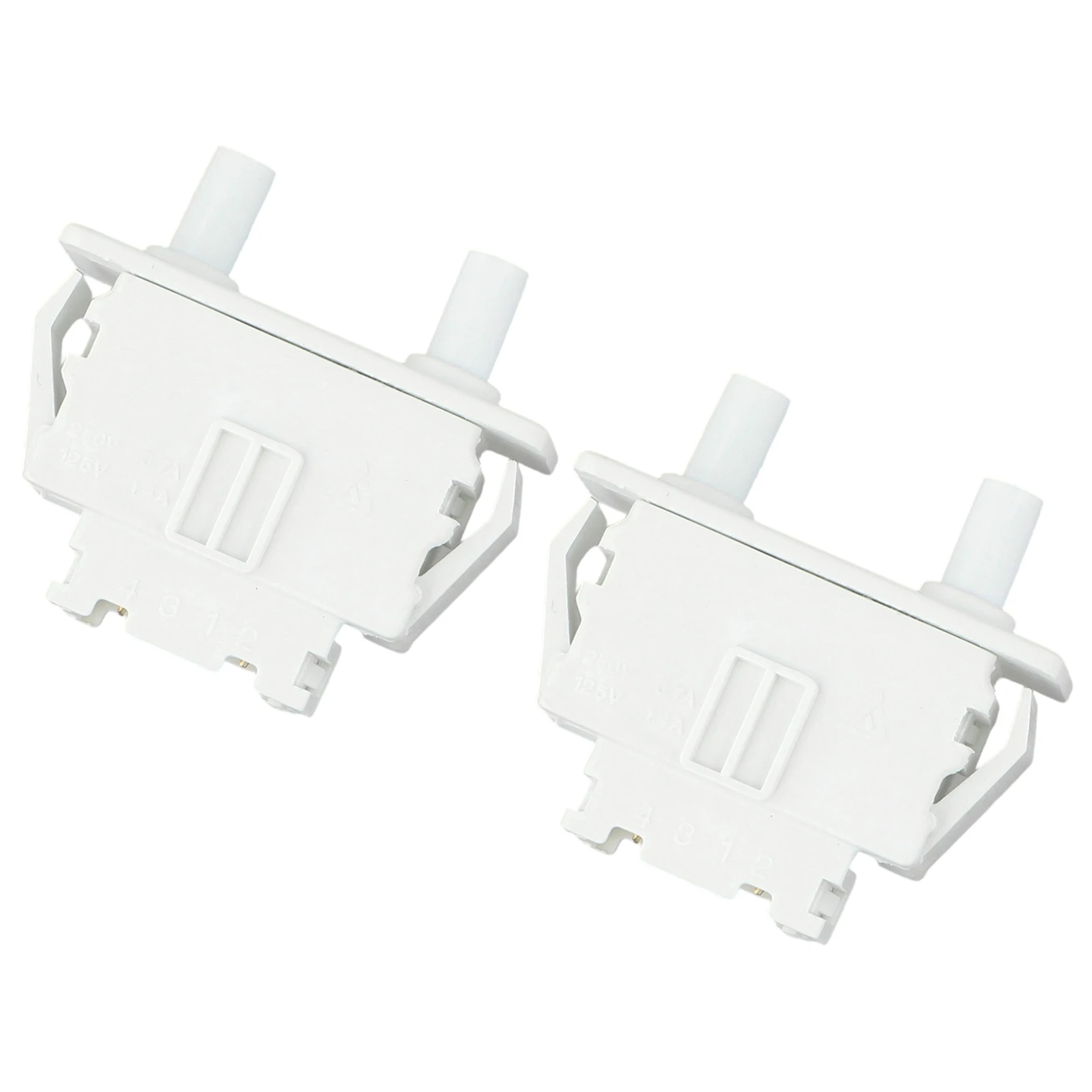 

2 шт. 1,4 А 250 В 4-контактный дверной переключатель, светильник для холодильника, переключатель управления дверью, переключатель света для холодильников, морозильной камеры, аксессуары