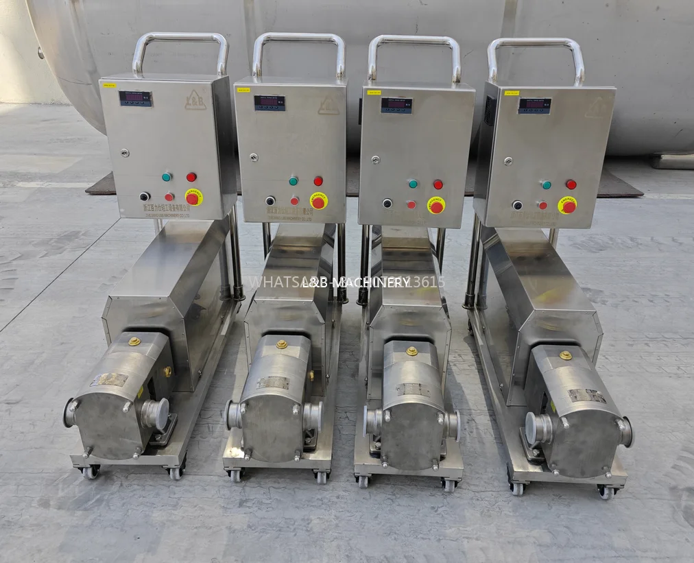 High Viscosity Sanitary Rotor Lobe Pump Sugar Syrup Fluid Transfer Pumps Positive Displacement Rotor Gear Pump