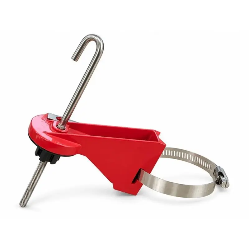 ABVG-Ball Valve Lockout Device Adjustable Out Tag Out Gate Valve Lock For Industrial Pipe System In High Quality Zinc Alloy(1PC)