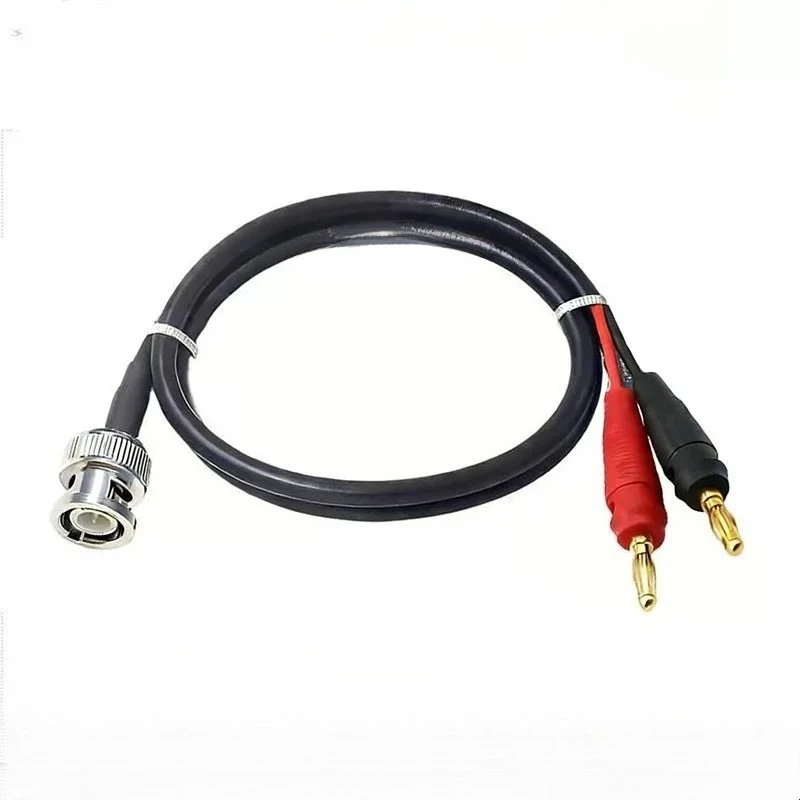 SMA/N/TNC/BNC To Double Banana Connector Adapter Cable RG58 Oscilloscope Signal Generation Test Line Male Female Extension Wire