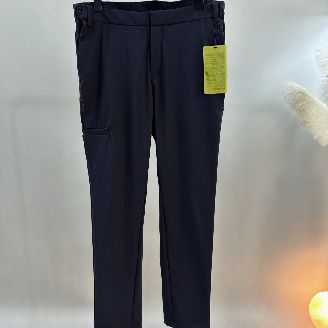 Men's Golf Pants 2026 Fall New Korean Style Slimming Letter Print Outdoor Sporty Breathable Casual Stretch Quick-Dry Lightweight