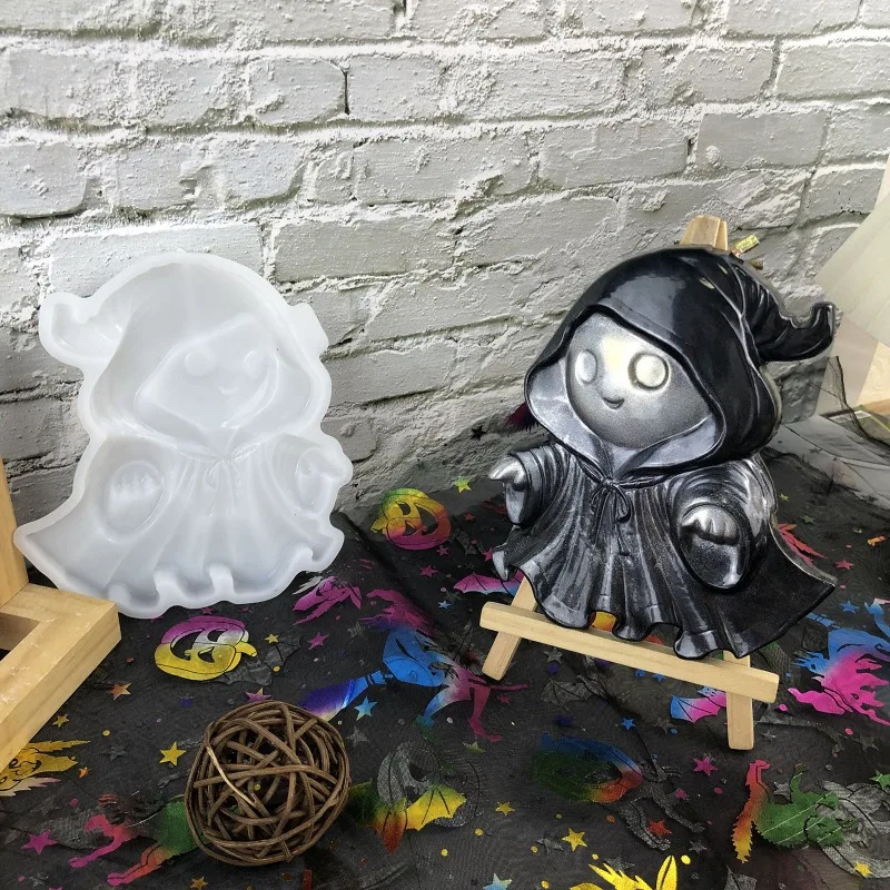 Pajamas Ghost Decoration Cement Plaster Mold DIY Cake Decorating Tools Cake Decoration Accessories Silicone Molds Molds