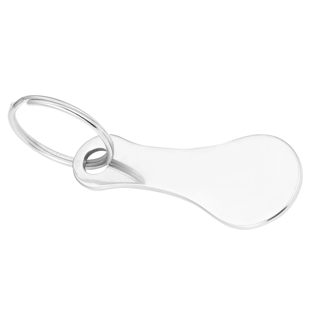 Cart Token Portable Key Ring Wagons of The Lid Shopping Quarter Holder Keychain Rings Pendant