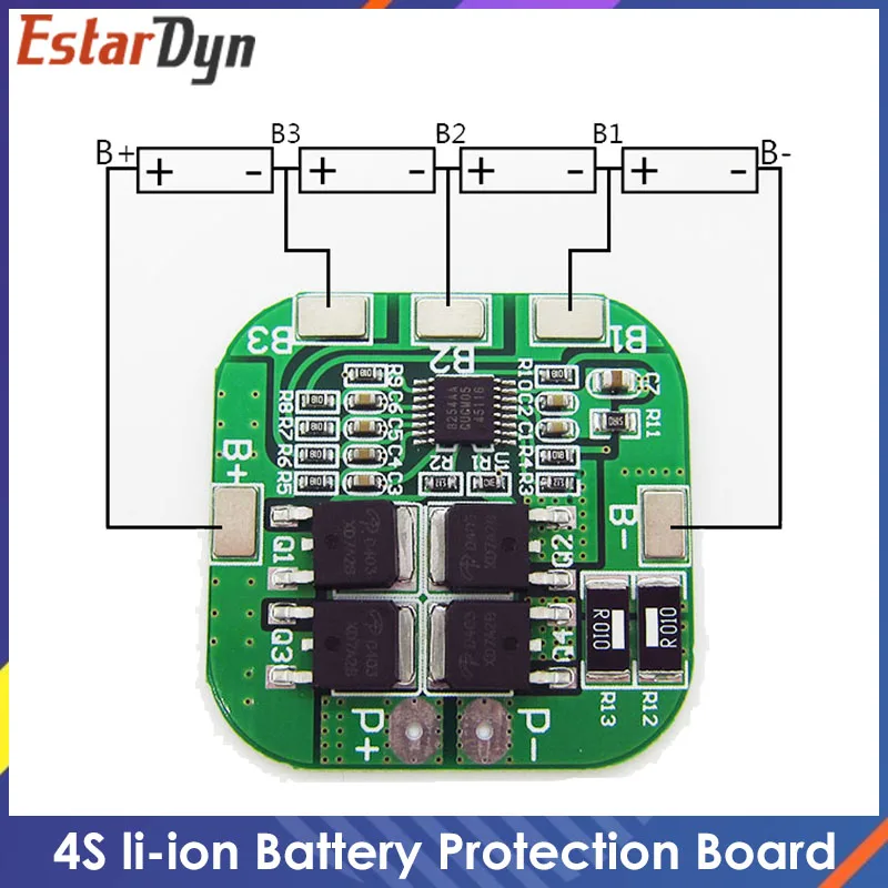 4S 14.8V / 16.8V 20A szczyt li-ion BMS PCM tablica zabezpieczająca baterię Bms Pcm dla baterii litowej LicoO2 Limn2O4 18650 li