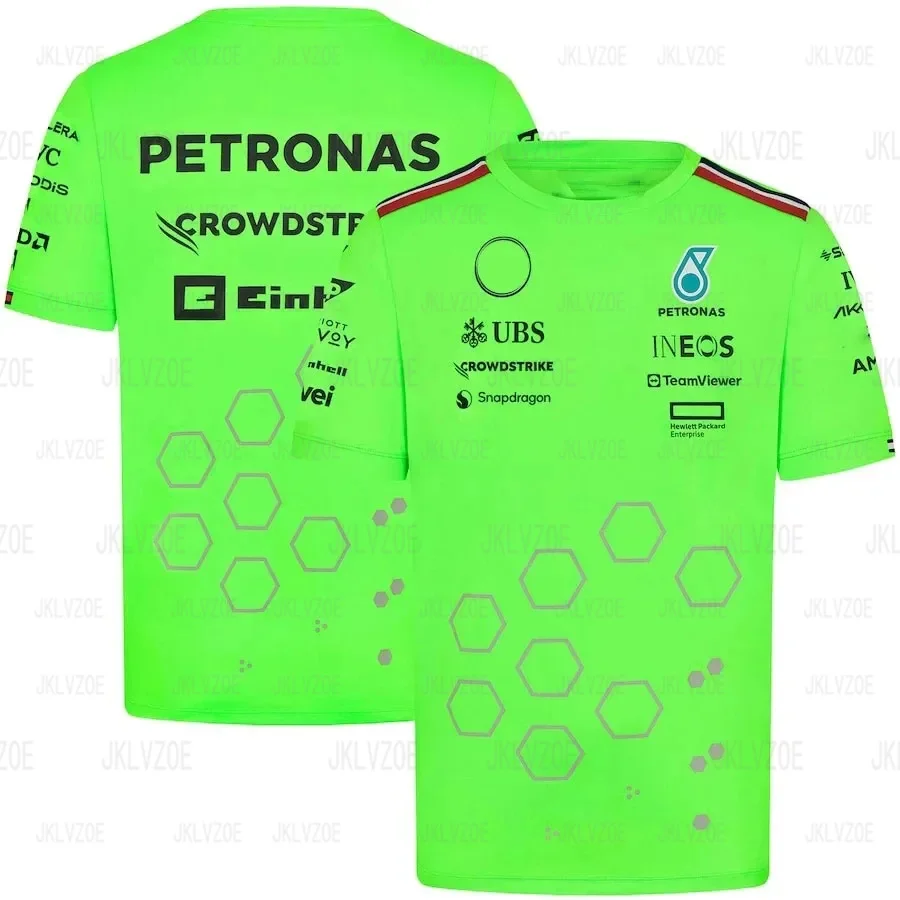 F1 Racing Racing Kids T-shirt Jersey Sports Short Sleeve Boys T-shirt Children Tops Fashion Petronas Joint Team Tshirts Boy Tees