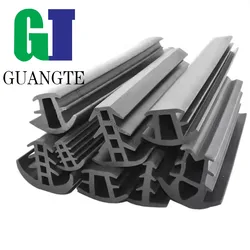 1M T-shape Epdm PVC TPE Extrusion Rubber Sealing Strip For Solar Photovoltaic Bracket Metal Cable Trench Cover Monocrystalline