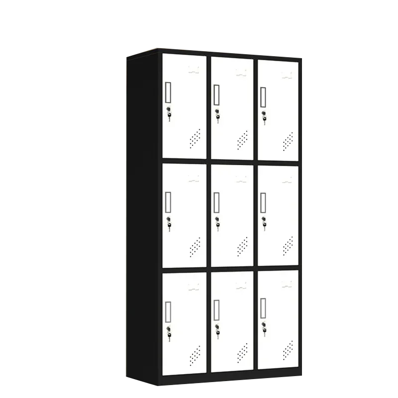 

2026 Hot Sale Customized Metal Locker Cabinet School Luggage 9 Door Small Box Steel Lockers