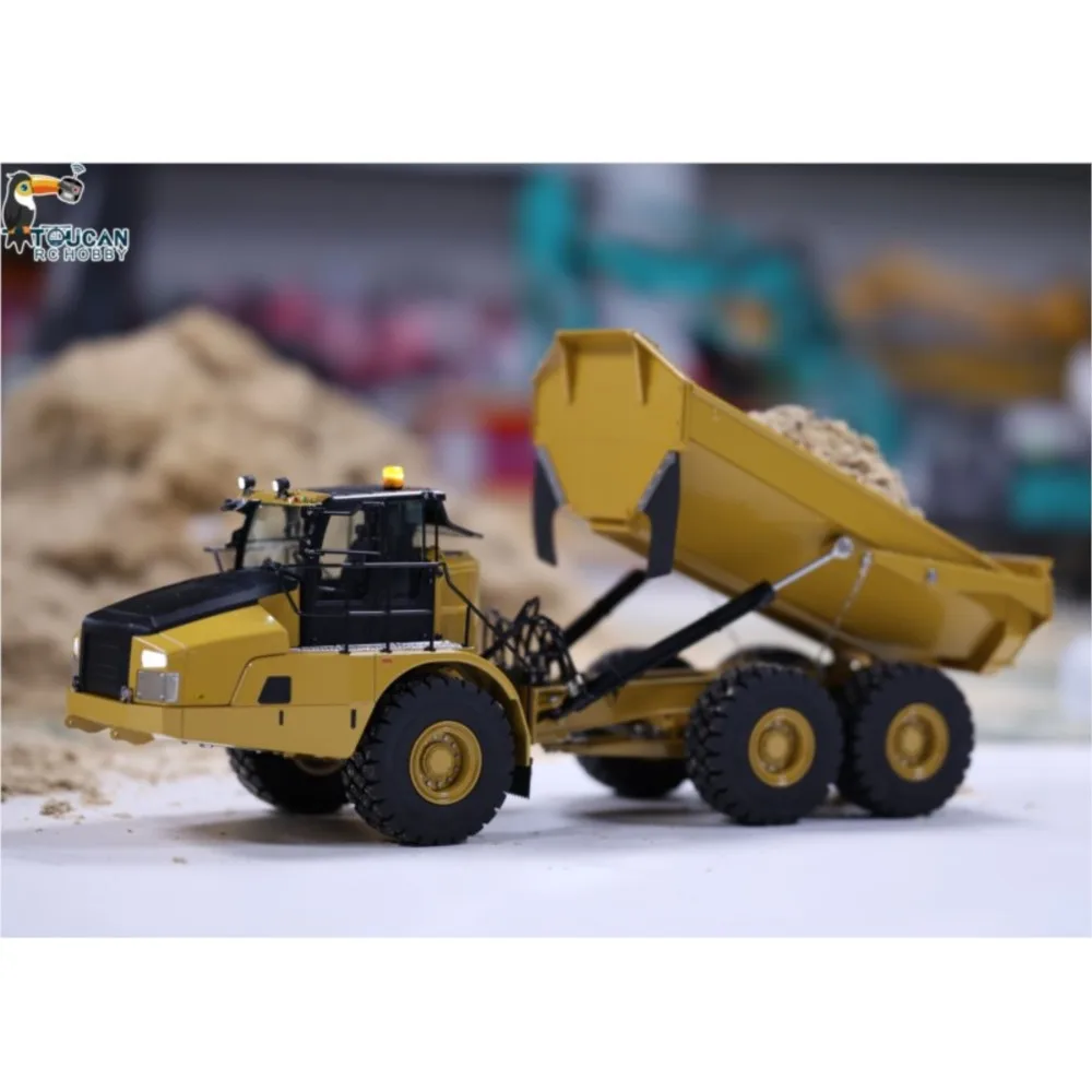 

US Stock 6x6 KABOLITE K960 1/20 RC Hydraulic Articulated Truck Light System Radio Control Metal Engineering Vehicle Dumper Toys