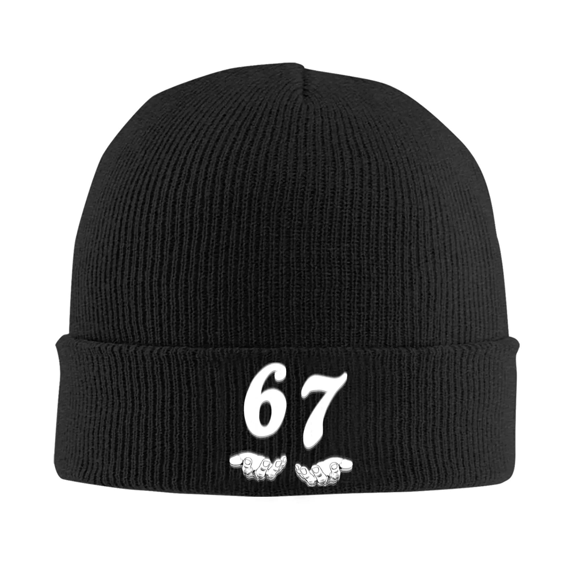 Funny Six Seven 6 7 Meme Knitted Hat Beanie Winter Hats Warm Unisex  Fashion  Cap for Men Women Gift,