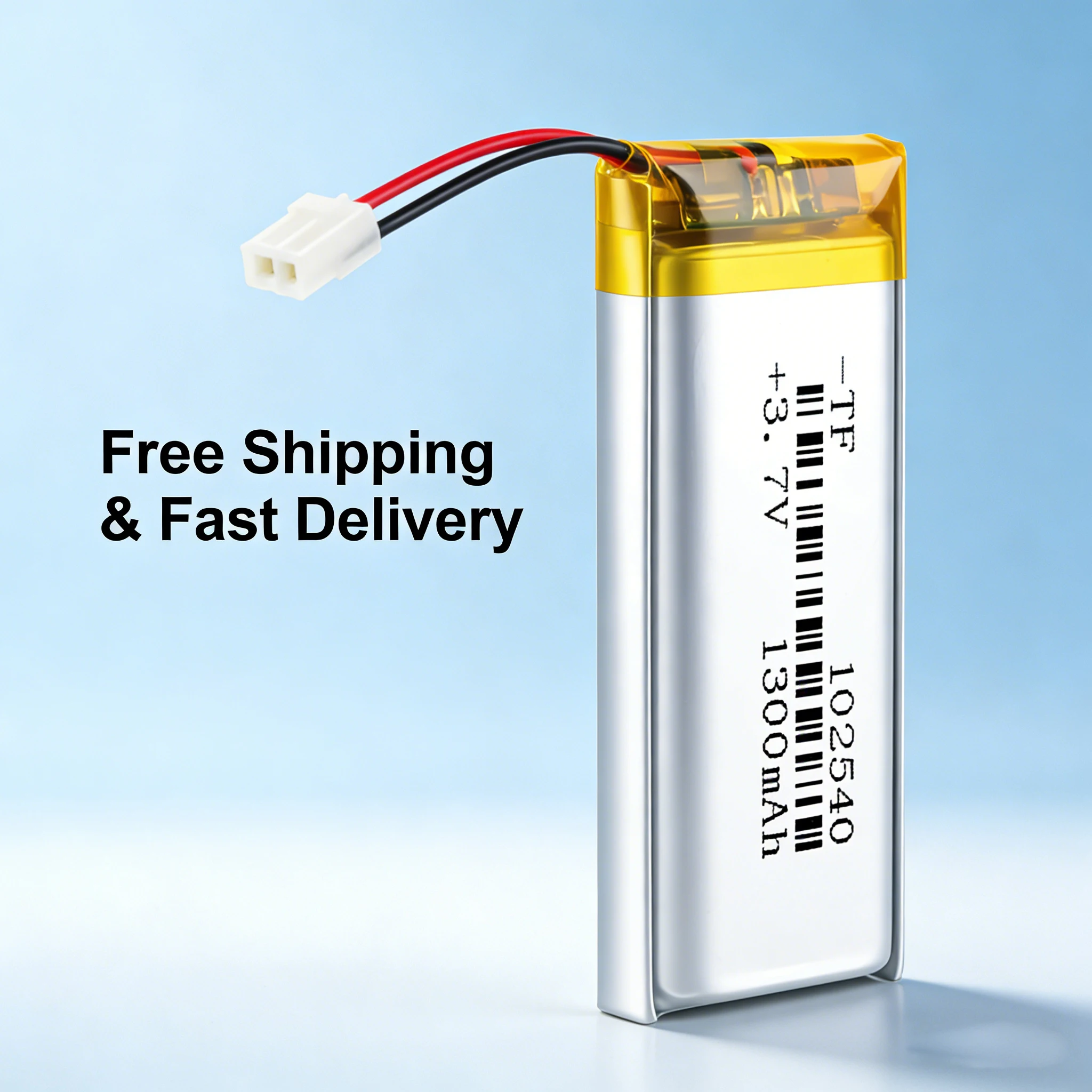 

3.7V 1200mAh 102540 Li-Polymer Rechargeable Battery Replace 982438 102541 for Smart Home GPS PSP DVD LED Lamp Li-ion Battery
