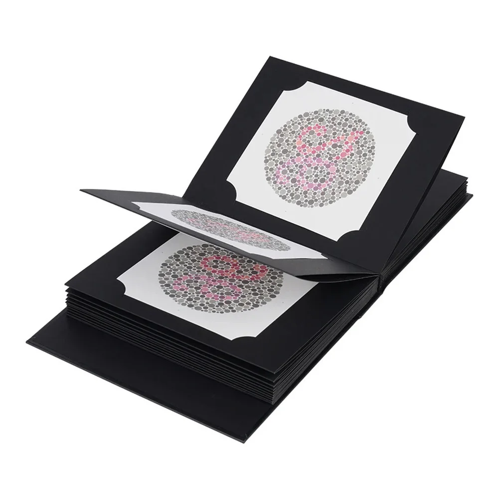 19*14.8*4cm Ishihara Test Book Accurate Color Blindness Assessment Tool Color Difference Test Optometry Lenses